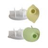 Reusable Silicone Mold Nonstick Candle Bases Moulds Fruit Shape Hand-Making Supplies Suitable for Making Home Decoration