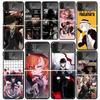 Bungo Stray Dogs Nakahara Chuuya Clear Phone Case For Samsung Z Flip 7 6 5 4 3 Galaxy ZFlip7 ZFlip6 ZFlip5 ZFlip4 ZFlip3 5G Prin