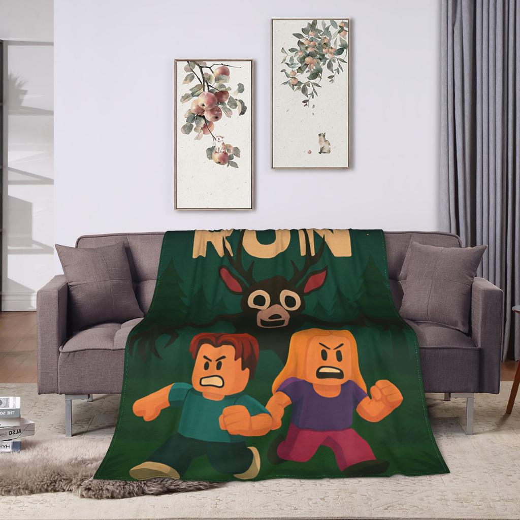 99 Nights In The Forest Game Blanket Travel Office Flannel Throw Blanket For Bedroom Super Warm Custom DIY Quality Bedspread