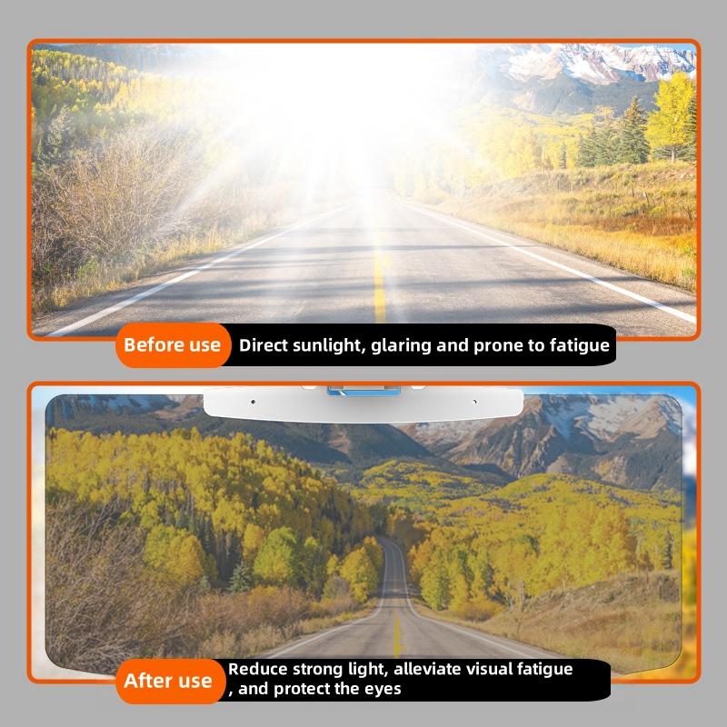 Car day and night dual-use anti glare mirrors, car sunshades, night vision goggles, anti glare and anti strong light sunshades