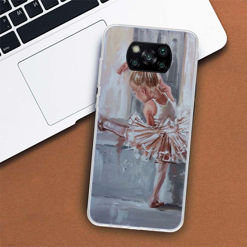 Ballerina Ballett Tanzen Handyhülle Für Xiaomi Mi 11 Lite 11i 12X 12 9 8 11T 10T 9T Pro 10 5X 6X Ultra 5G Hülle Coque Capa