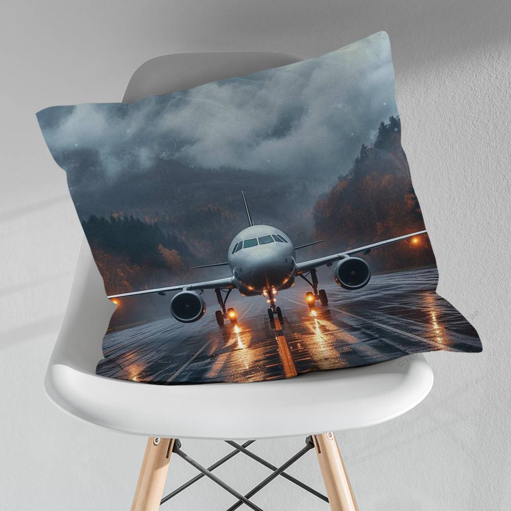Art of Flight Airplane Pillowcase for Sofa Room Office Decor Printing  Merchandise AllMatch Cushion Cover