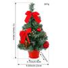 Tischweihnachtsbäume mit Lichtern 15,7 Zoll Feiertagsdeko Künstlicher Weihnachtsbaum für Zuhause Büro Winter Kaminsims Zimmer Feiertag