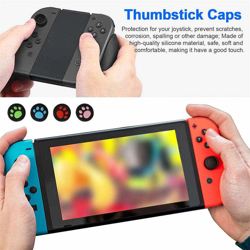 4er-Pack Joycon Joystick Ersatz 3D Joystick Analog Links/Rechts Daumensticks Sensor Kappen Für Nintendo Switch Joy Con Controller
