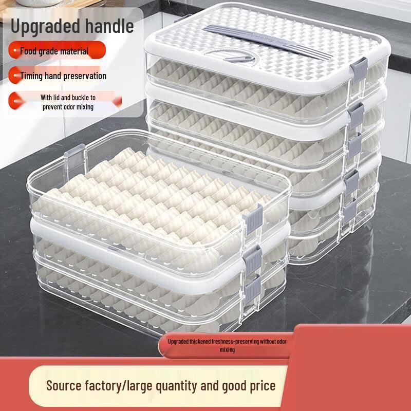 Boîte de conservation MinNai pour raviolis et wontons au congélateur