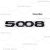 Metal For w333 2008 3008 4008 5008 208 308 408 508 Tricolor Emblem Car Sticker Letter Badge Decal Body Rear End Trunk Decor 333w