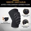 1Pair Knee Elbow Pads,Thick Sponge Collisioned Kneepads For Sports,Protective Knee Support Sleeve For Basketball Running Cycling