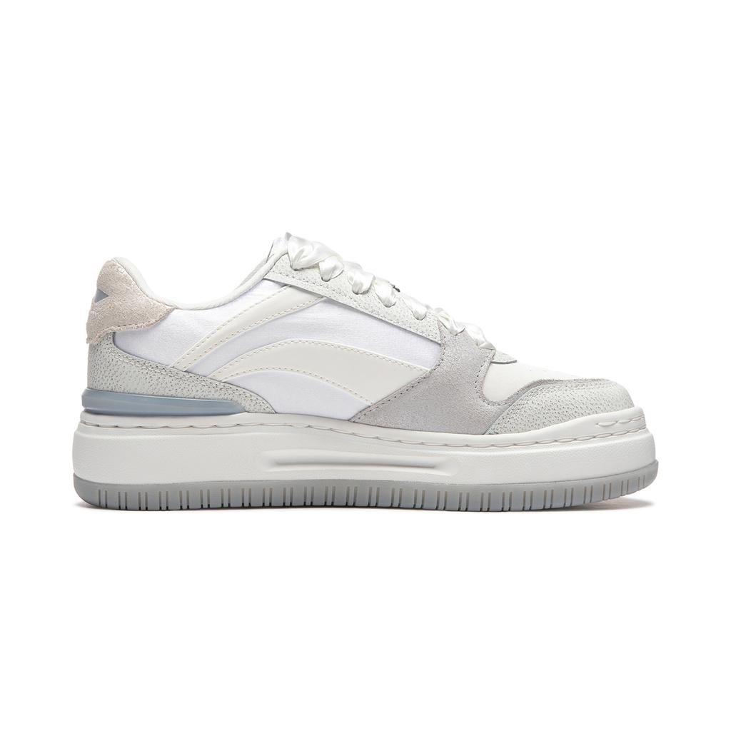 Li Ning Future C1 Versatile Retro Skate Shoes Shock Absorption Support Wear-Resistant Non-Slip Women Sneakers AGCU068-1