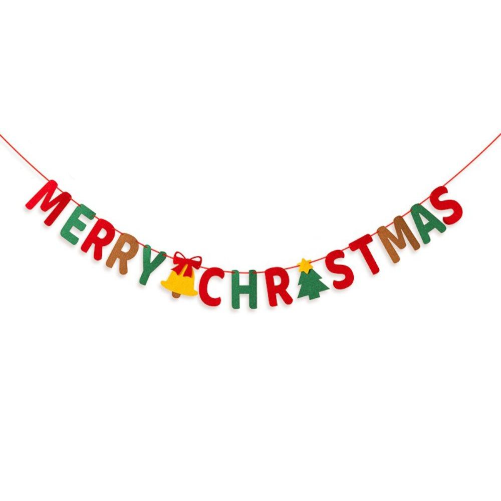 

Felt Material Merry Christmas Decor Hanging Ornaments Xmas Tree Decor Holiday Decor Style 2