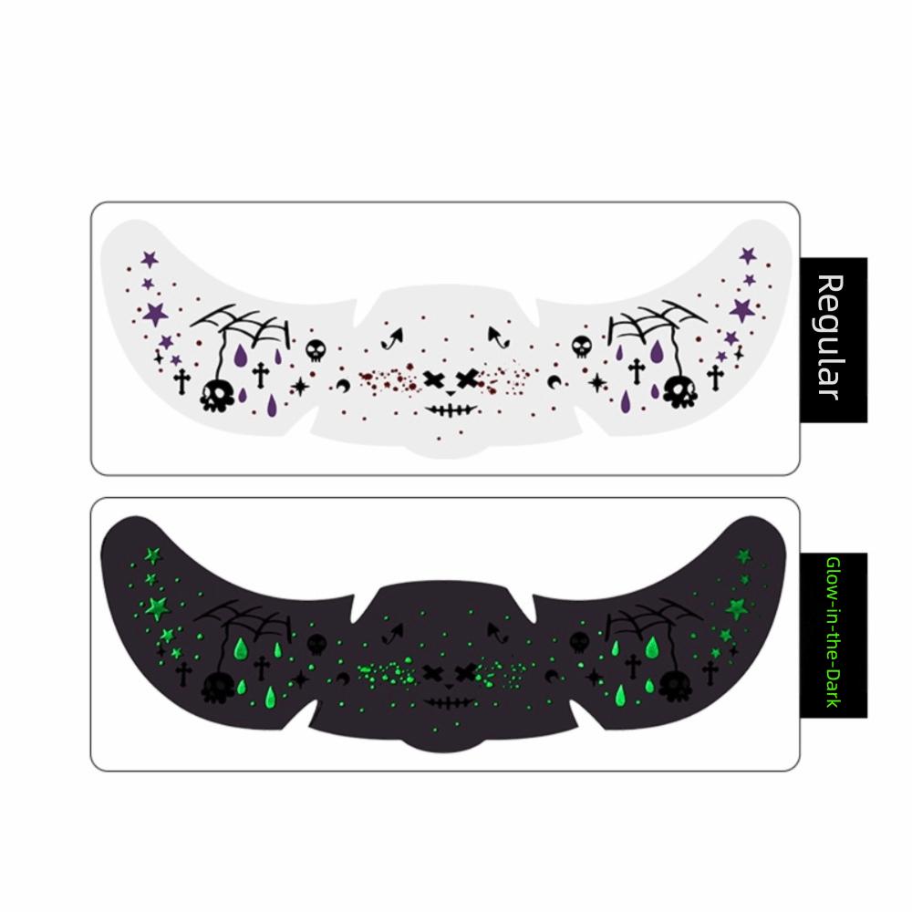 Water Transfer Printing Face Sticker Freckles Simulated Halloween Makeup Sticker  Stage Prop