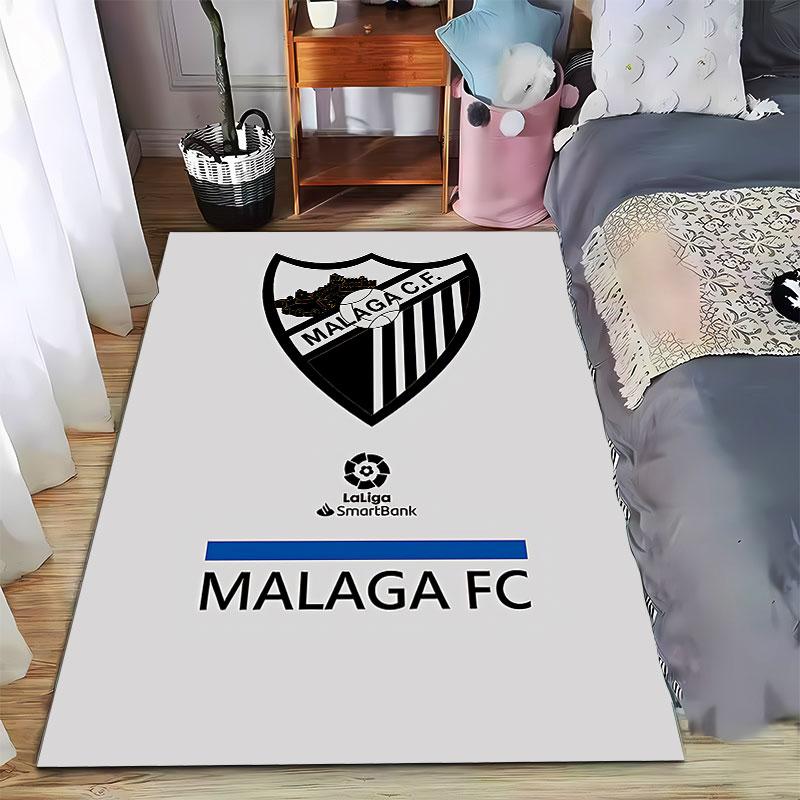 Malaga FC Carpet Design suitable as a non-slip mat for the living room or bedroom sofa