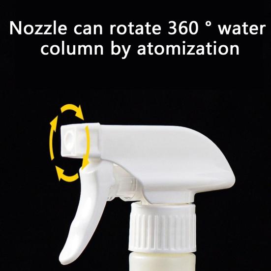 180/350/500ml Spray Bottle Large Capacity 360-degree Rotation Watering Flowers Compact Shooter Nozzle Spray Kettle Garden Supplies