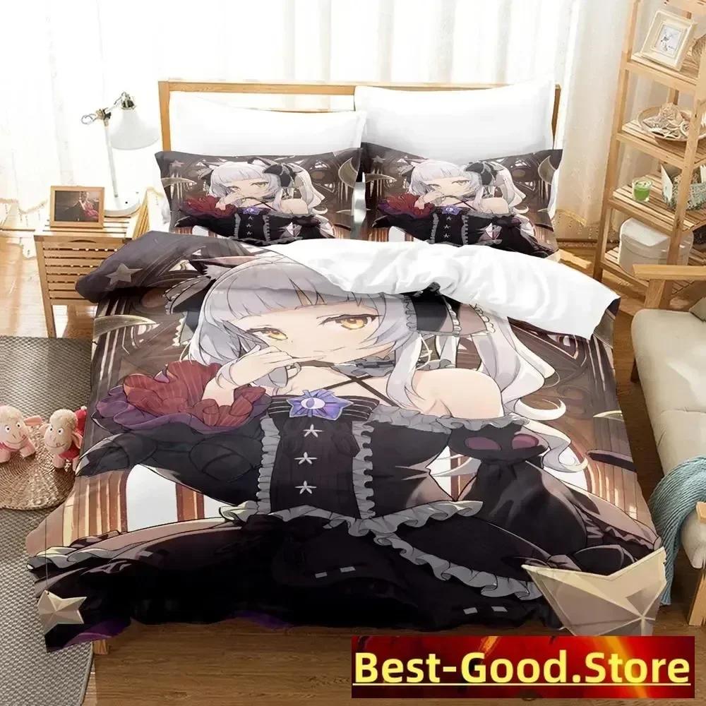 2023 Murasaki Shion Bedding Set Duvet Cover Sheet Printed Bed Set Pillowcase Bed Full Queen King Size Comforter Bedroom