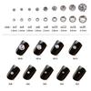 XIULI Colored Rhinestones for DIY Nail Decor and Clothing High 1440 Pieces Sizes Use, Light-Receiving, Approx. (Mixed SS3-20) (White AB)