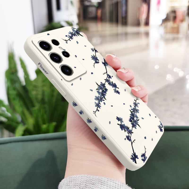 

Blooming Irises Phone Case For Samsung Galaxy S25 FE S24 S23 S22 S21 S20 S10 S10E Ultra Plus FE Note 20 Ultra Plus Cover Galaxy S21 Ultra