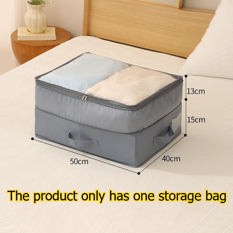 1pcs Under Bed Storage Box Foldable Underbed Organizer Bag for Clothes Quilts Blankets Home Space-Saving Storage Container