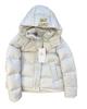 High version Lulu Lulu five-grid down jacket white duck down thickened cloud three-grid bubble warm jacket