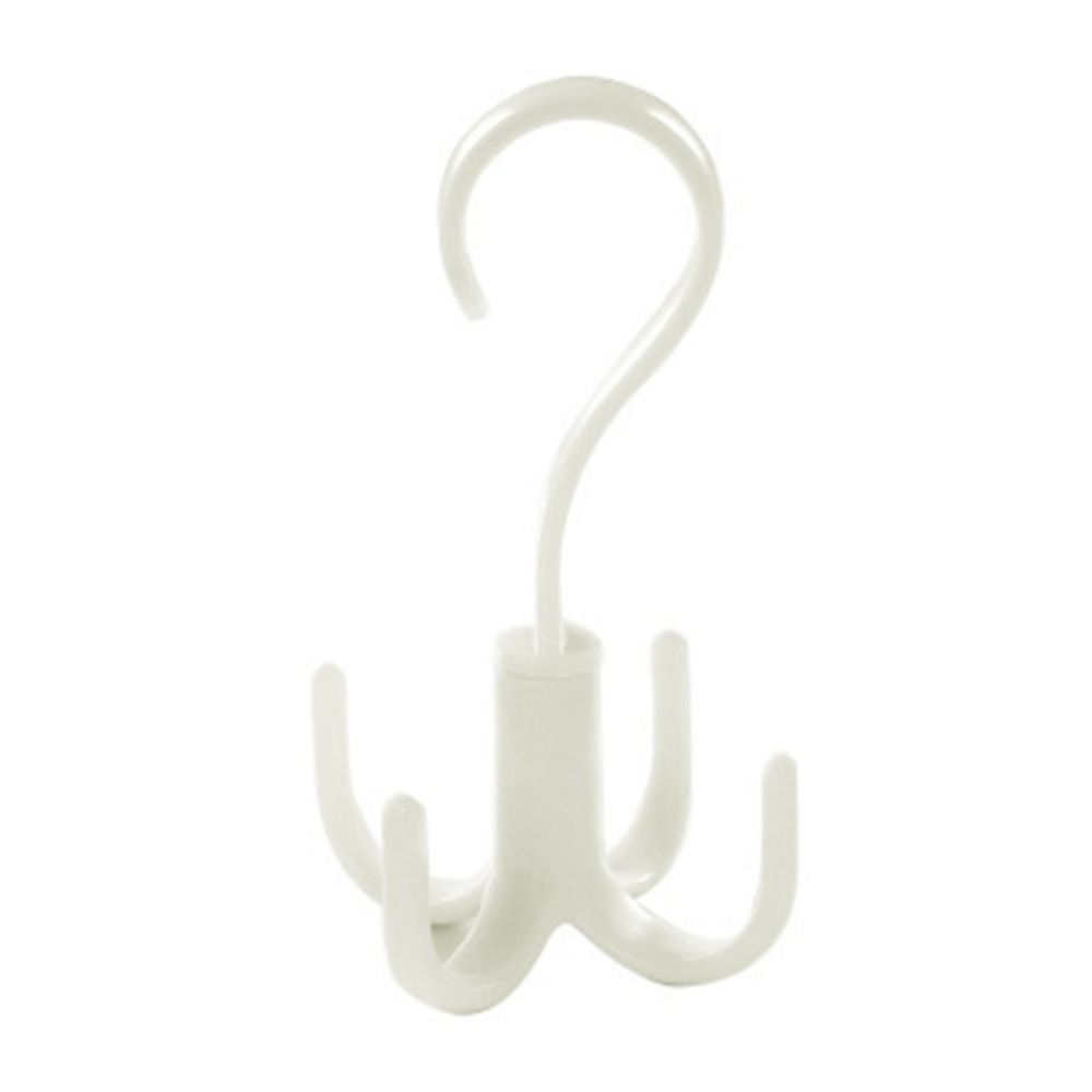 Space Saving Rotatable Hanger Hooks Plastic Spinner Hanger Bag Hanger Four Claw Hooks  Home