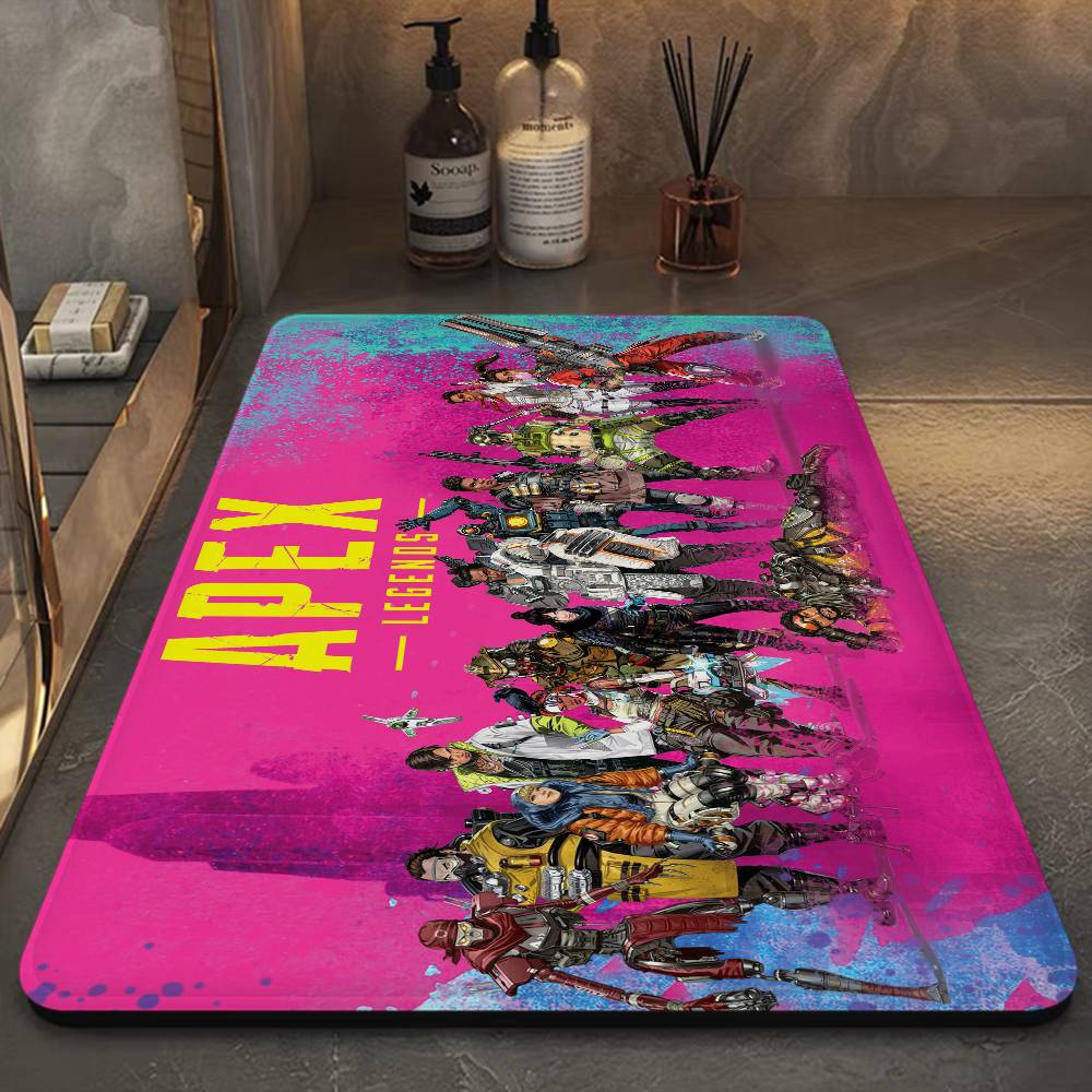 Apex Legends Octane Bathroom Mat Kids Room Bedroom Decoration Balcony Anti-Slip Doormat Living Room Welcome Rug