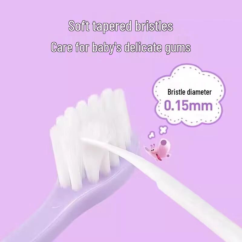 Beijiajie Children's Soft Bristle Toothbrush for 6-12 Year Olds (2-Pack)