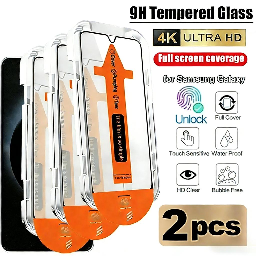 1-3PCS Support Fingerprint Unlock Screen Protector Film For Samsung S26 Ultra S25 FE S24/23/22/21 Plus HD Anti-Fingerprint Film