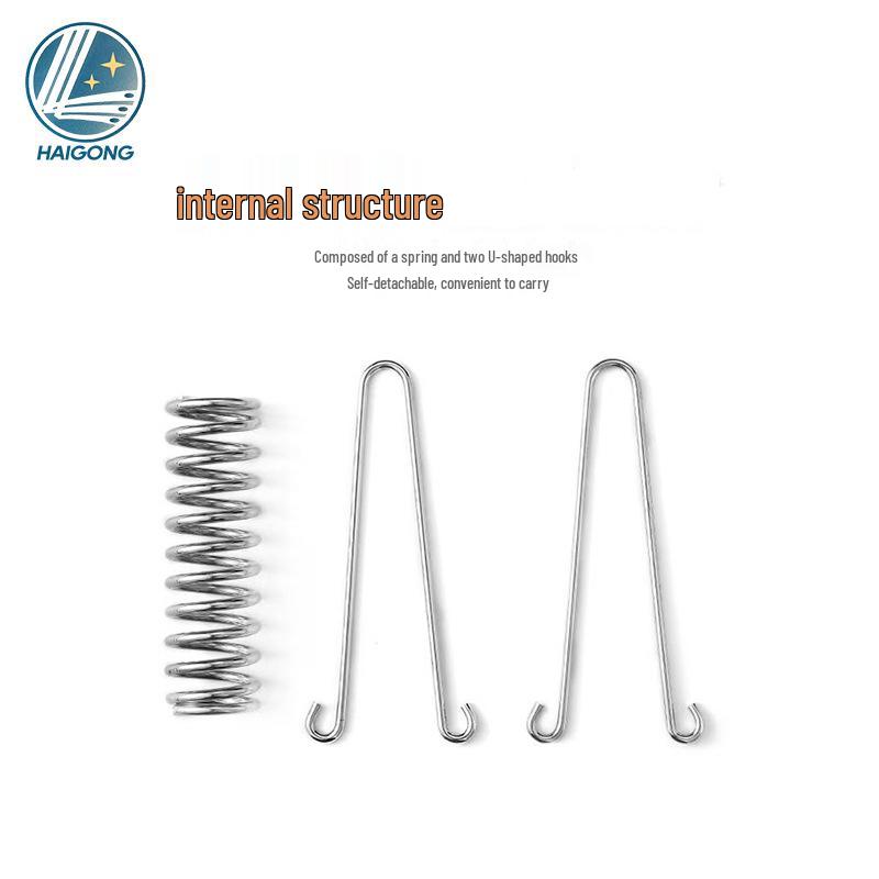 High-Strength Steel Tent Spring Hook for Outdoor Sunshade Fixing