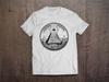 Illuminati New World Order Eye Pyramid / Heavyweight Cotton Unisex T Shirt with Print Tee Top