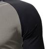 Män Höst Vår Topp Rund Hals Färg Matchande Patchwork Slim Fit Elastisk Långärmad Stretchig Tunn Män Sport Fritidskläder T-shirt