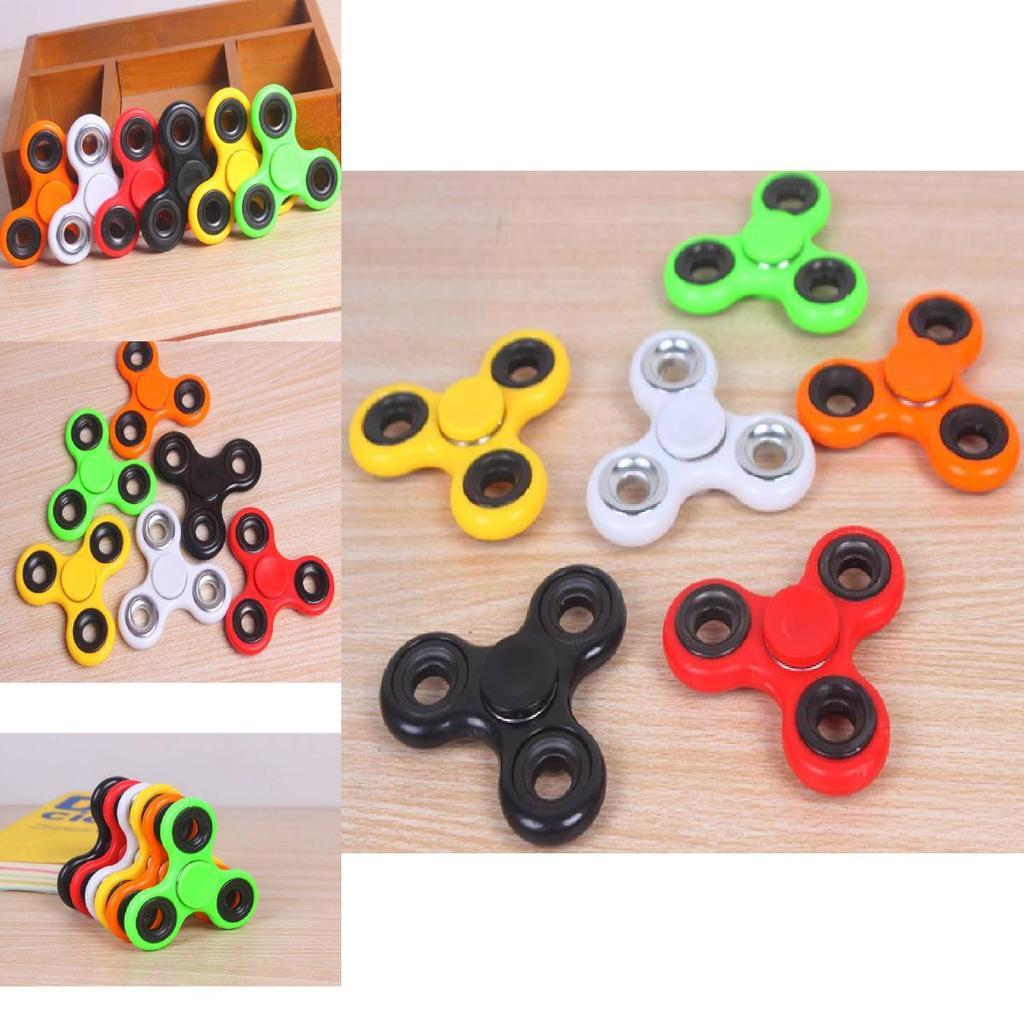 Colorful Metal Fidget Spinner Stress Relief Triangular Gyro Adult Edc Finger Spinner