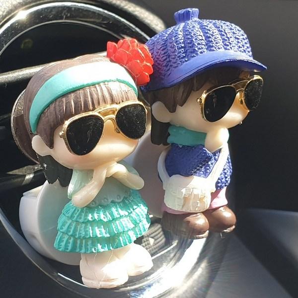 Rosehao Car Perfume Glass Lady Black Cherry, Black Cherry, 1 piece,Korean Car Acc