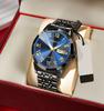 Watch Fashion Luminous Business Roman Scale Double Calendar Quartz Watch Waterproof Men'S Watch Men'S
