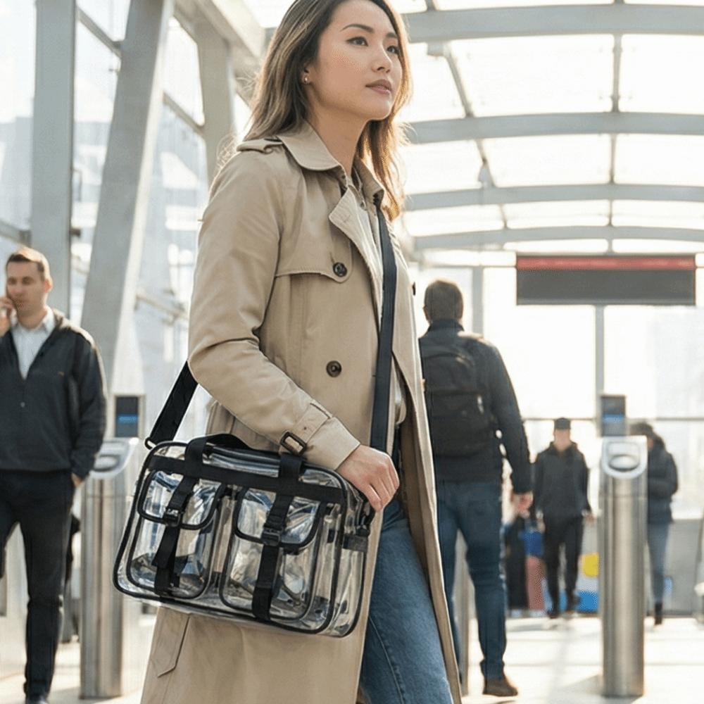 Large Capacity Washing Storage Bag PVC Toiletries Handbag  Water-sprinkling Festival