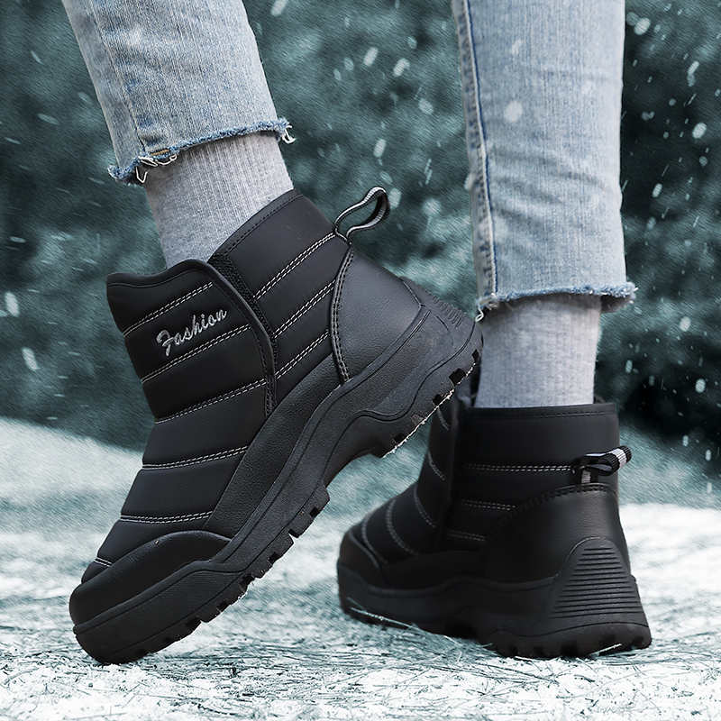 Fashion Fur Lined Winter Women's Fashion Boots High-cut Sneakers Ladies Shoes Boot Boots Sport Stylish Tenids Universal Brand