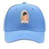 Retro Glam Portrait Bloom Emblem Hip Hop Hat Fashion Outdoor Sports Sandwich Baseball Cap