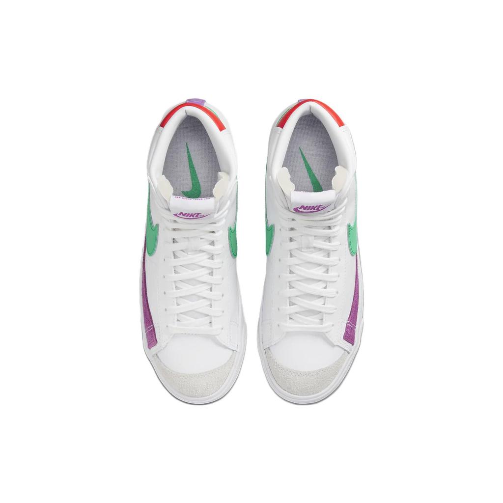 Nike Blazer Mid 77 Vintage White Green Fuchsia Women Sneakers Picante-Red Fuchsia-Dream Stadium-Green CZ1055-123