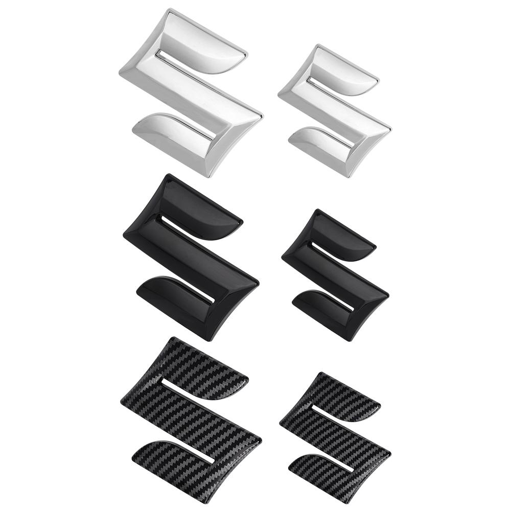Car Hood Front Rear Tail Mark Decal ABS Front Grille Logo Rear Compartment Badge Sticker For Suzuki Grand Swift Jimny Vitara SX4