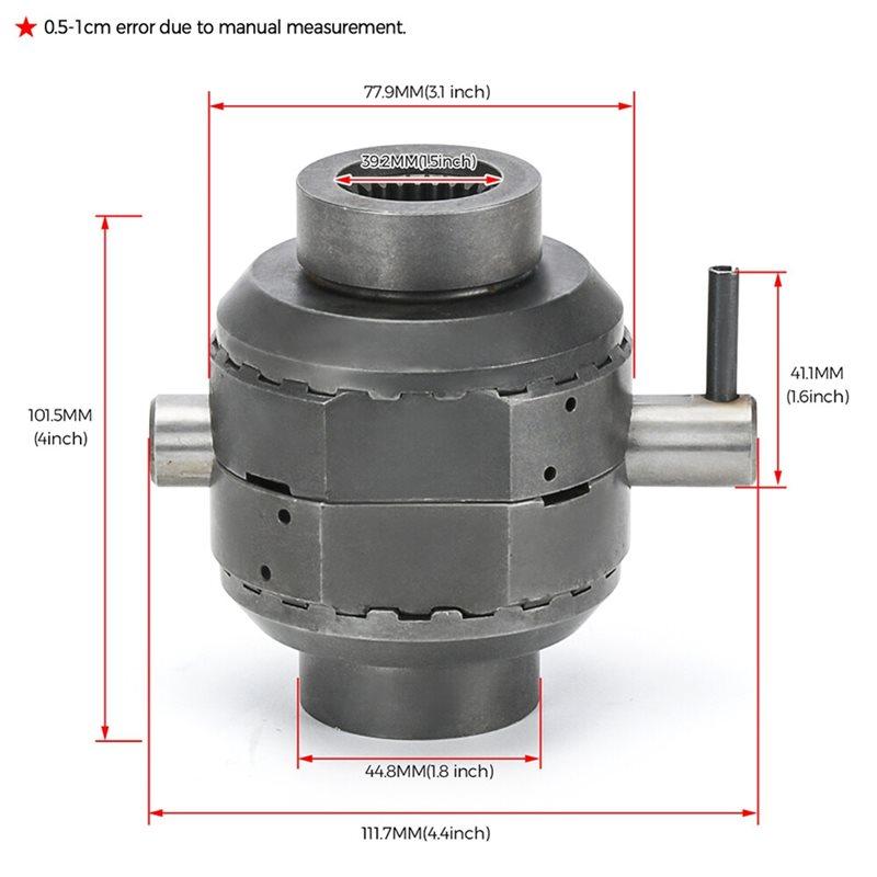 Front Differential Locker Assembly SL D30-27, SLD3027, SL D30-27 For Jeep Wrangler Cherokee 1984- 17 Dana 30 27 Spline 4WD