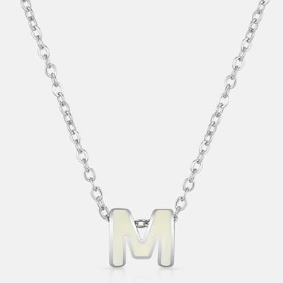 METROCITY JEWELRY M Basic White Necklace A241BN9172WPQ