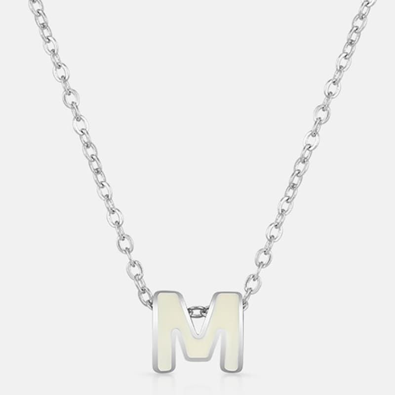 METROCITY JEWELRY M Basic White Necklace A241BN9172WPQ