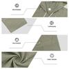 Men's Linen Casual Hooded Long Sleeve Cardigan Shirt for Beach Summer