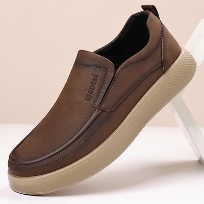 Herren 2025 Herbst Freizeit Skate Schuhe, Bequeme & Atmungsaktive Slipper Loafer