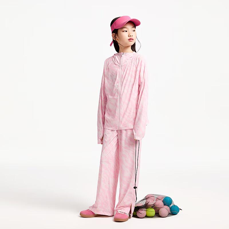 Annil Girls' Hooded Ice-Feel Sun Protection Jacket