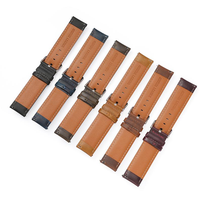 18mm Watch Band For Garmin Vivoactive 4S Venu 3S 2S Strap Vivomove 3S Forerunner 255S 265S For Huawei GT4 41mm Leather Bracelet