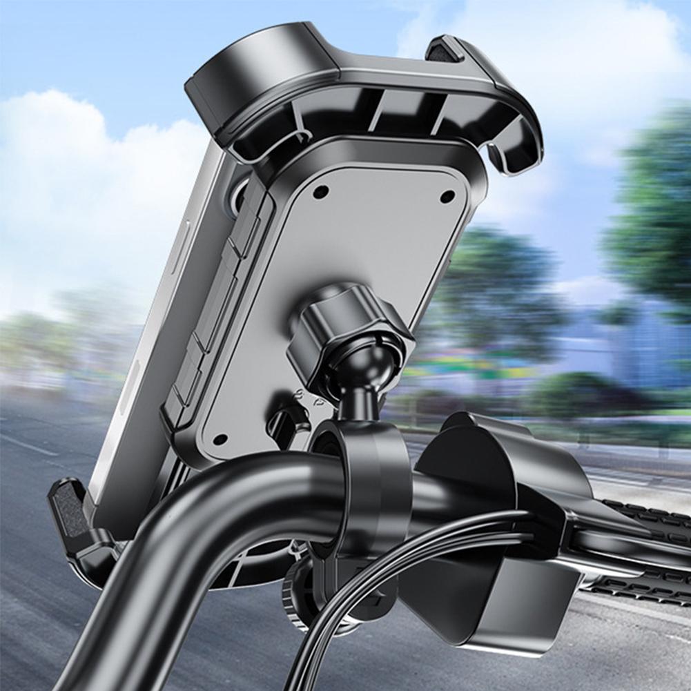 Electric Bike Phone Holder Car Mounted Battery Bike Bicycle Fixed Phone Holder Smartphone Four Claw Bicycle Holder