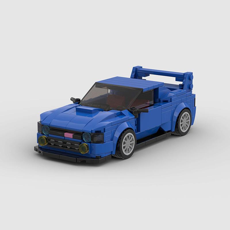 MOC Technical Car City Speed Vehicle Vetro Car Rally Building Blocks Bricks Ornament Creative Toys For Kids Adults Birthday Gift