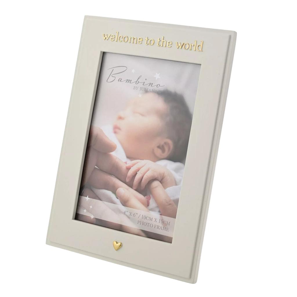 Bambino Welcome To The World Photo Frame