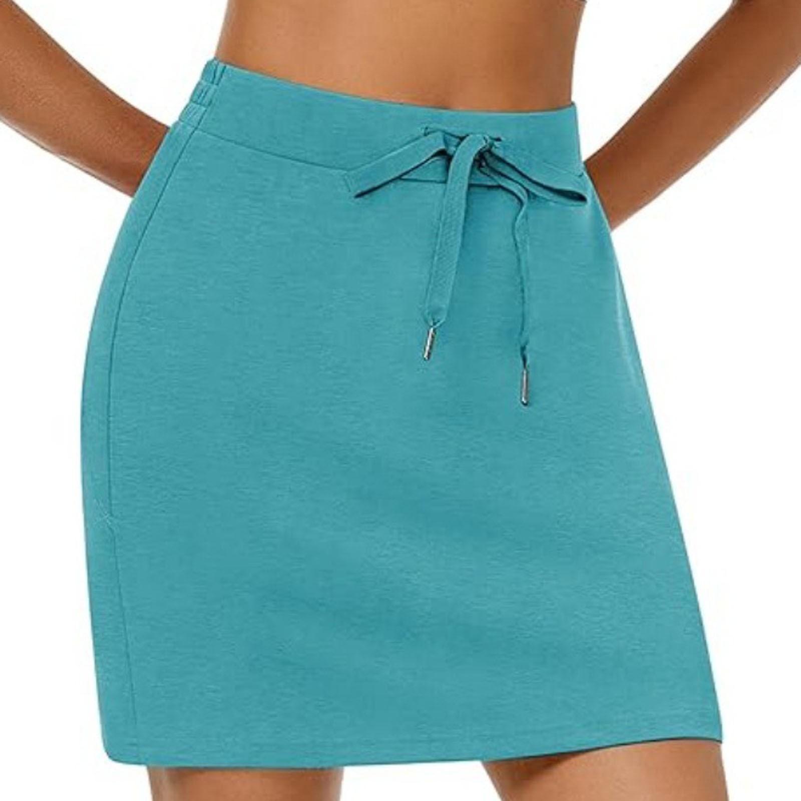 

Жіноча повсякденна одноколірна спортивна тенісна спортивна тенісна спідниця Коротка спідниця S