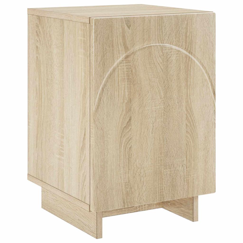 Nightstand Sonoma Oak 33.5 x 34.5 x 50 cm Engineered Wood