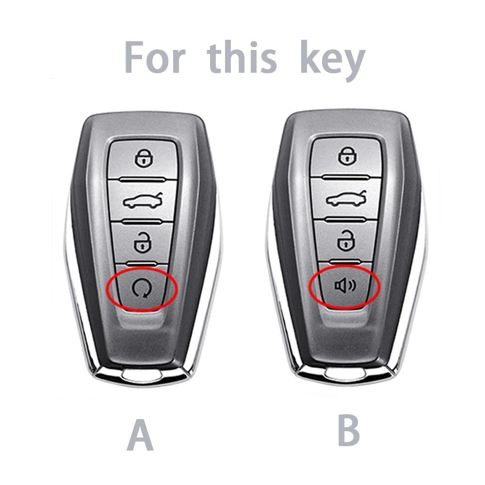 Car Key Fob Cover Case Shell Holder Set For Geely Coolray X6 Emgrand Global Hawk Gx7 Keychain Remote Accessories