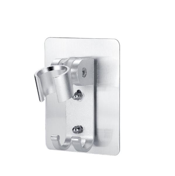 Adhesive No-Drill Adjustable Shower Head Bracket for Rainfall Shower
